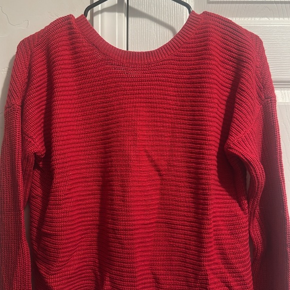 Red Reversible Sweater - Picture 3 of 6